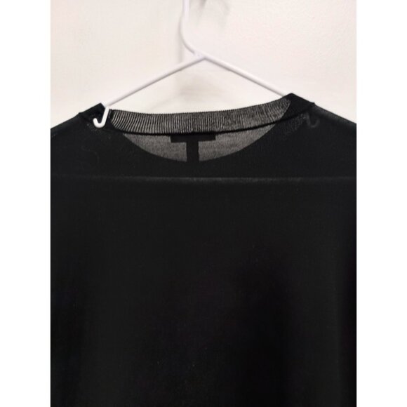 Eillen Fisher Womens Sweater XS Black Silk Blend Minimalist Capsule Sustainable - Picture 6 of 6